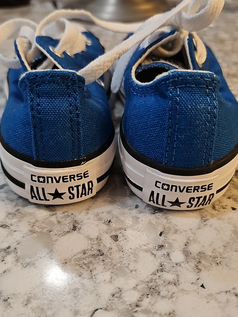 NWOT - CONVERSE KIDS BLUE ALL STAR LOW TOP SNEAKERS SHOES, Size 12, no box